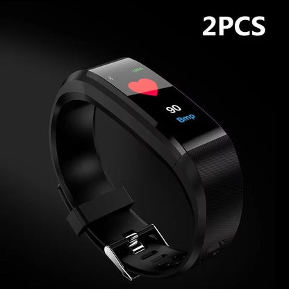 115plus Bluetooth 4.0 Intelligent Sports Bracelet Smartwatch for iOS Android Sport Fitness Tracker Kids Touch Wristband Watch