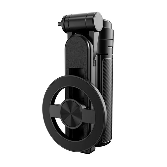 B92B-Selfie Stick 4 In1 360° Magnetic Rotating Tripod Stand With Bluetooth Remote For Magsafe Telescoping Phone Mount